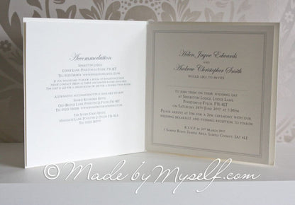 Freya Card Style Wedding Invitation