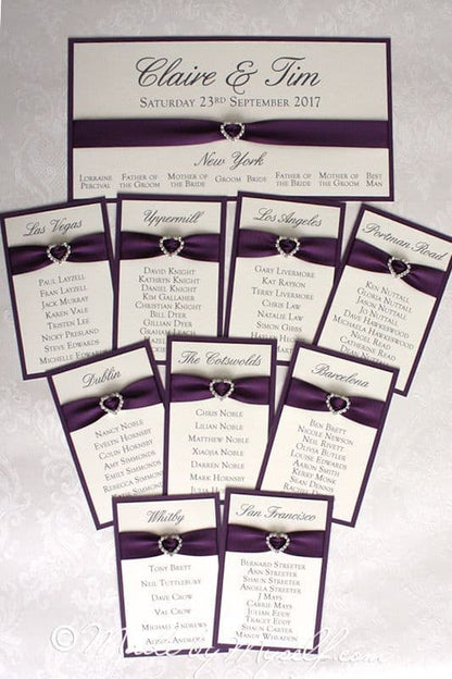 Amore Table Cards