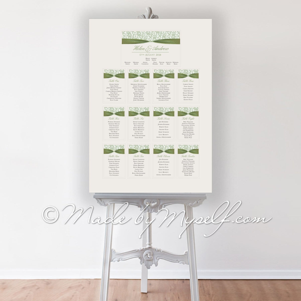 Georgina Seating/Table Plan