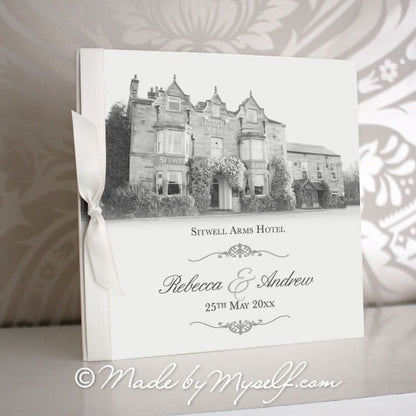 Sitwell Arms Hotel, Sheffield Pocketfold Wedding Invitation - Includes RSVP & Guest Information