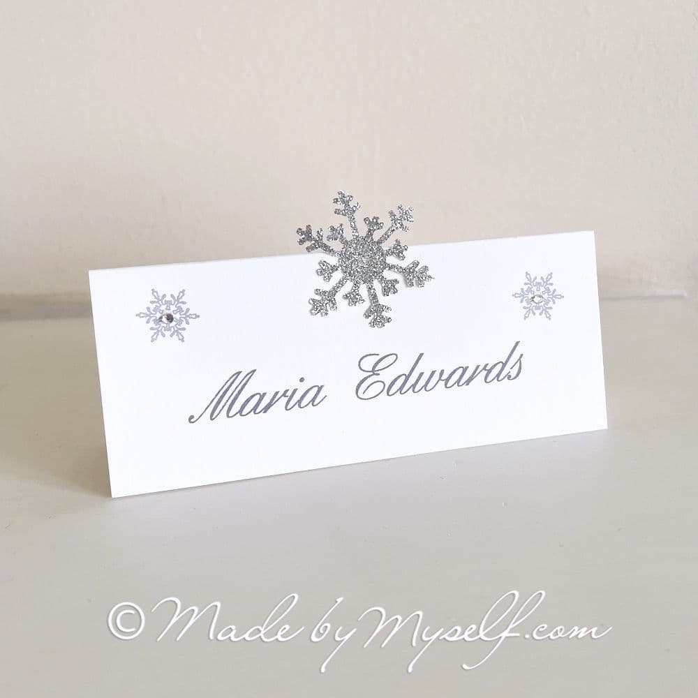 Snowflake Place Card