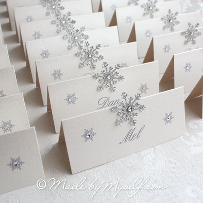 Snowflake Place Card