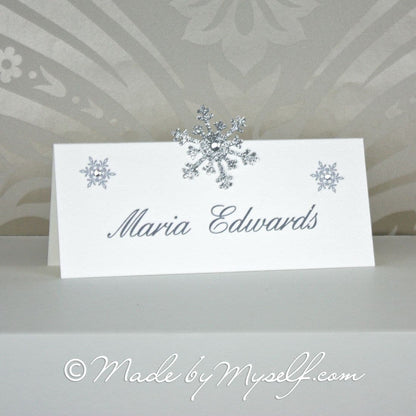 Snowflake Place Card
