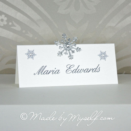 Snowflake Place Card