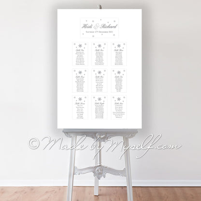 Snowflake Seating/Table Plan
