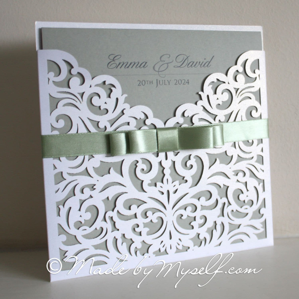Sophia Lasercut Wedding Invitation