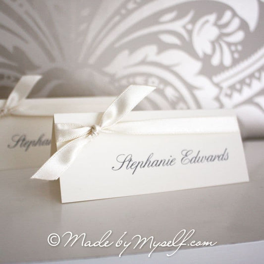 Tied Ribbon Place Card