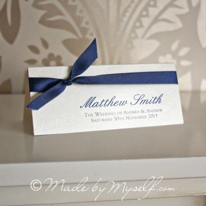 Tied Ribbon Place Card