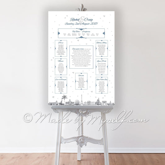 Travel Landmarks Seating/Table Plan