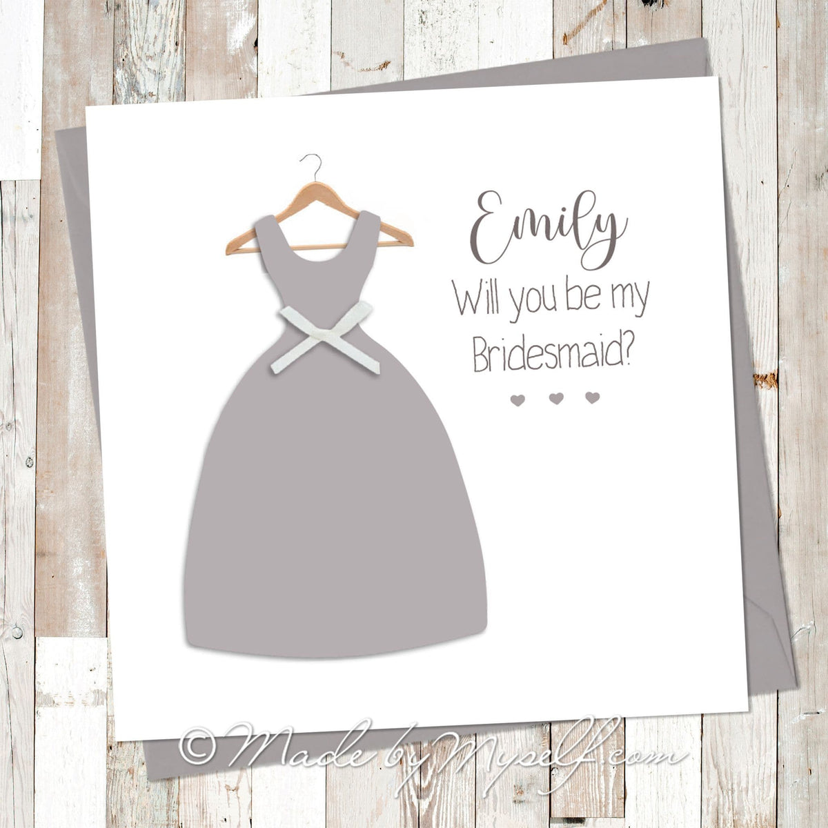 Will You Be My Bridesmaid? Hanging Dress